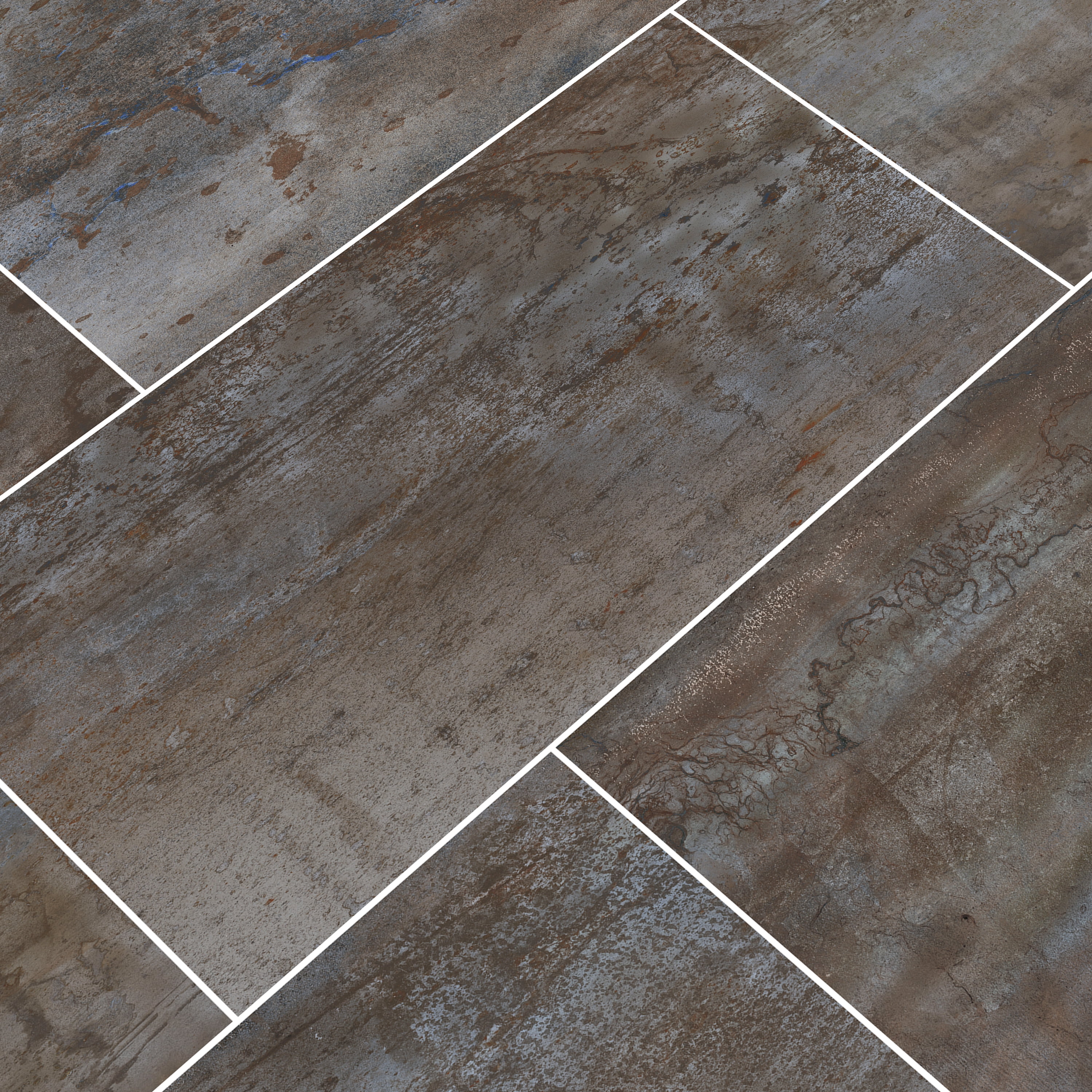 Oxide Iron 12 in. X 24 in. Glazed Porcelain Floor and Wall Tile (14 sq. ft. / case)