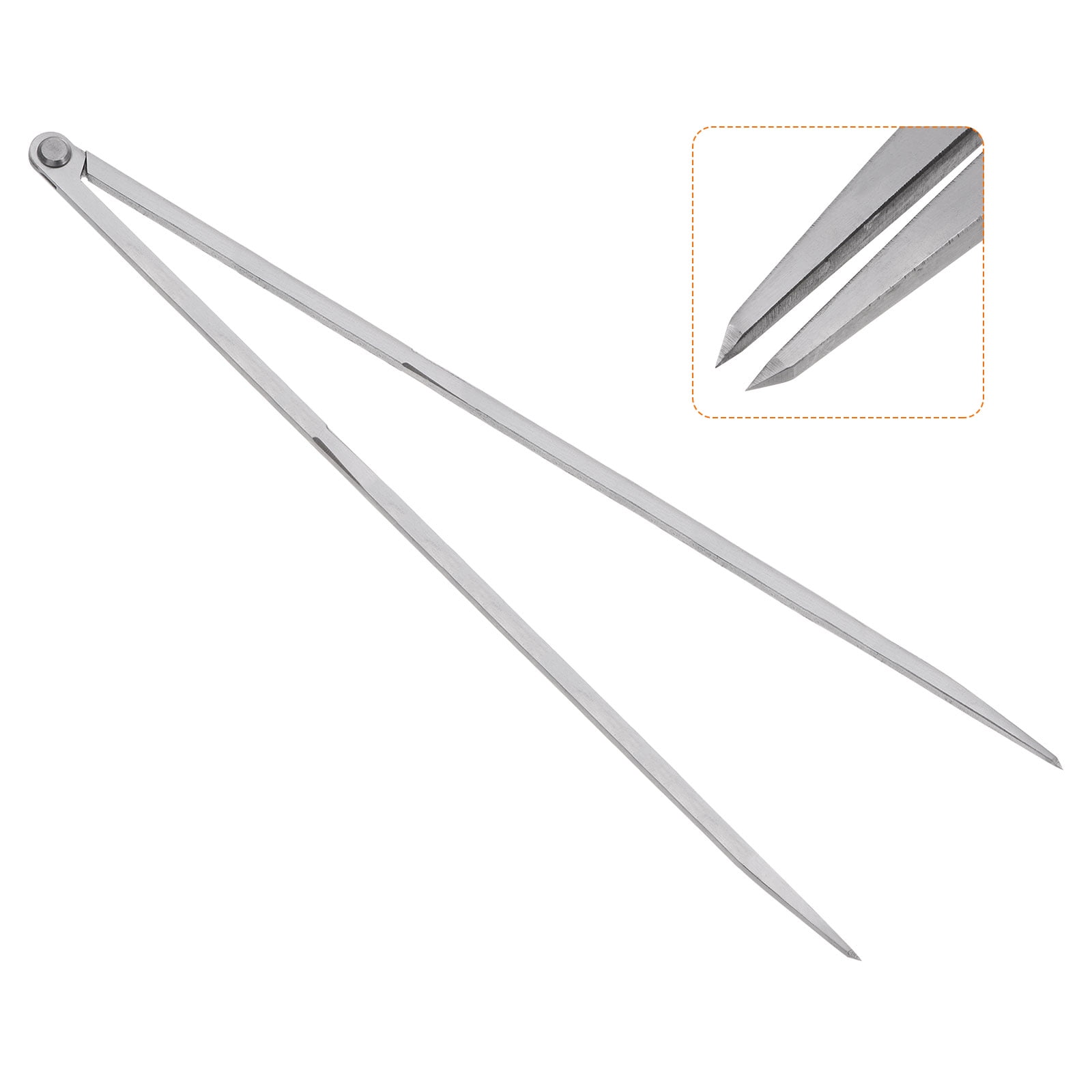 Uxcell Navigation Divider 20 Inch 500mm Adjustable Straight Pattern Divider Compass for Geometry Drawing