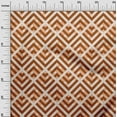 thumbnail image 3 of oneOone Polyester Spandex Rust Brown Fabric Geometric Quilting Supplies Print Sewing Fabric By The Yard 56 Inch Wide, 3 of 4