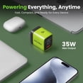thumbnail image 4 of Cargador GEARit 35W GaN Dual USB-A USB-C con Pantalla, 4 of 7