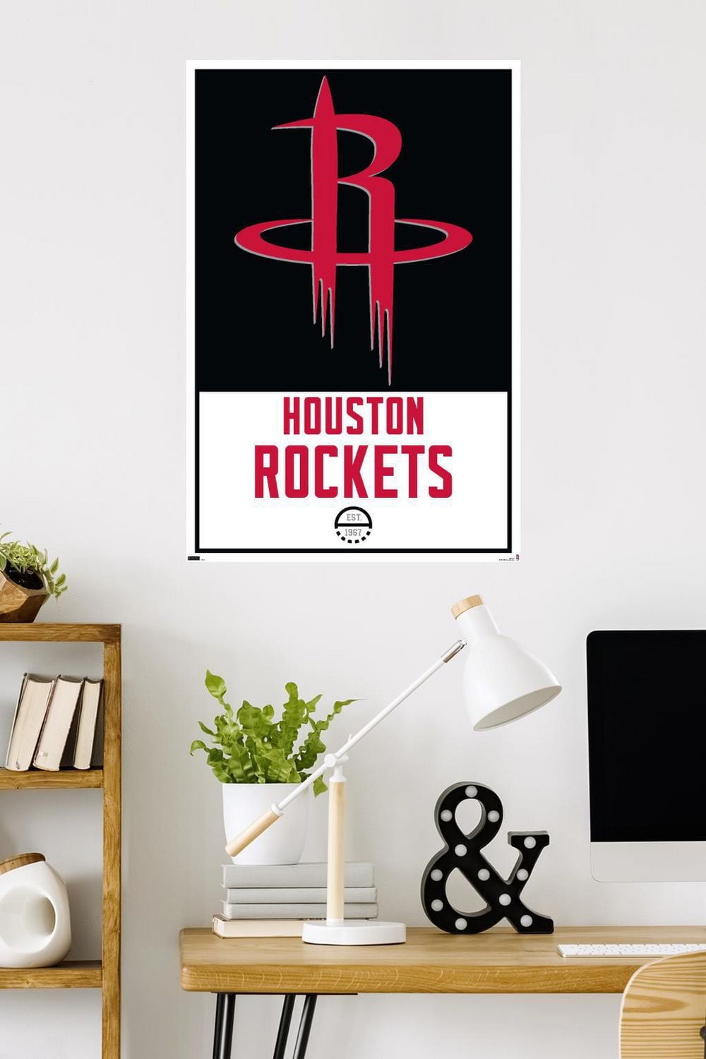 NBA Houston Rockets - Logo 21 Wall Poster, 22.375" x 34"