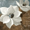 thumbnail image 2 of Loreth, Lanie 20x20 Gold Ornate Wood Framed with Double Matting Museum Art Print Titled - White Magnolias I, 2 of 4