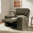 thumbnail image 1 of MCombo Fauteuil Inclinable en Tissu, Capacité de 400 Lb, Swivel, Brun, 1 of 10