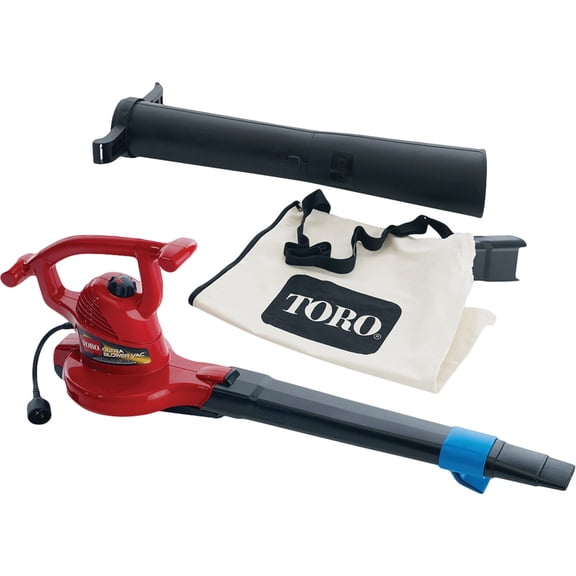 Toro 51619 Ultra Electric Blower Vac, 250 mph, Red