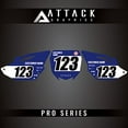 thumbnail image 3 of Attack Graphics Pro Series Number Plate Backgrounds for Yamaha YZ125X 2022, 3 of 4