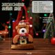 thumbnail image 1 of Porta regalos de Navidad, Papá Noel, muñeco de nieve, alce, oso, bolso, paquete de dulces navideños, bolsa de tela, decoración navideña, feliz año nuevo, 1 of 5