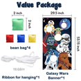 thumbnail image 2 of Toss Game Erguanfoiun Galaxy Wars con 4 pufs para interiores y exteriores, 2 of 7