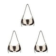 thumbnail image 2 of maskred Wide Application Underarm Bag For Multiple Purposes Gifts Ladies Underarm Bags brown 3Set, 2 of 6