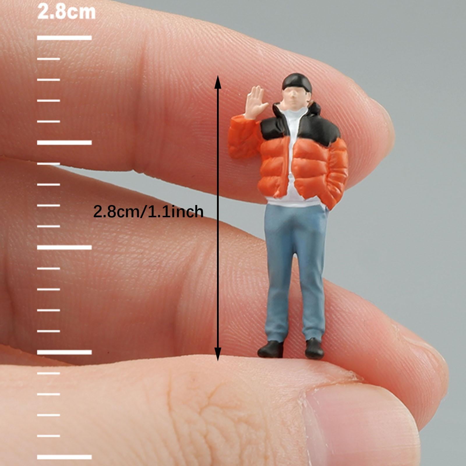 LeeQinersw 1/64 Scale People Figurine Diorama Figurines People Figure for Photography Props