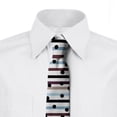 thumbnail image 2 of Geometric Necktie, Hand Drawn Dots Lines, Dress Tie, 3.7", Multicolor, by Ambesonne, 2 of 3