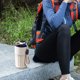 thumbnail image 2 of Taza de agua reutilizable de acero inoxidable, taza de aislamiento de 450 ml, vasos para el hogar y la oficina Hugtrwg Para estrenar, 2 of 7