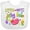 AA-White, variant on Inktastic Little Miss Jelly Bean Boys or Girls Baby Bib