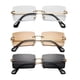 thumbnail image 1 of Gafas de sol Hycredi Rectangle sin montura para hombres/mujeres UV400, 1 of 6