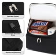 thumbnail image 5 of GYEUKHAM Double Decker Cooler Insulated Lunch Bag Large Tote for Boys, Girls, Men, Women, With Adjustable Strap,Black, 5 of 8