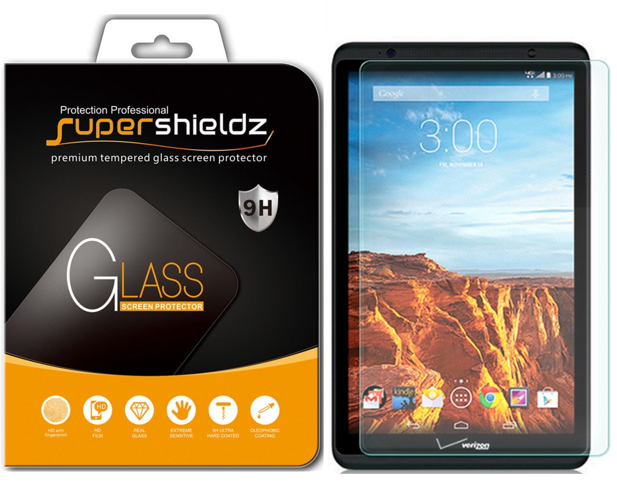 Supershieldz Tempered Glass Screen Protector for AT&T Primetime 