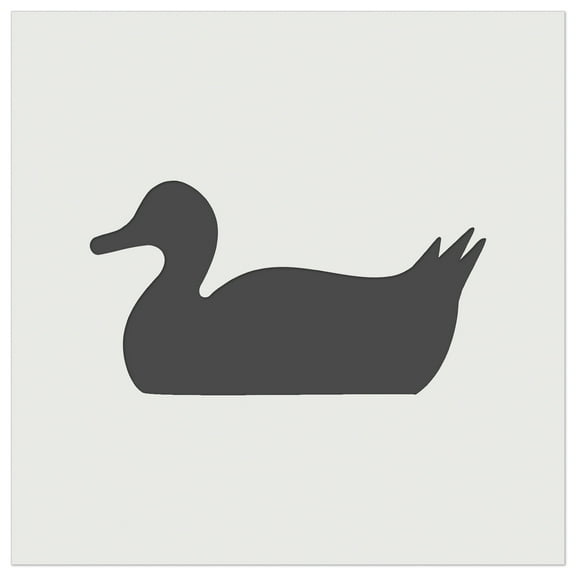 Duck Swimming Solid DIY Cookie Wall Craft Stencil - 5.5 Inch