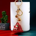 thumbnail image 4 of OUSITAID Santa Claus Christmas Jingling Bells Keychain Delicate Full Rhinestones, 4 of 4