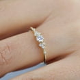 thumbnail image 3 of Forever Jewels 1/2Ct Round Cut Moissanite Womens Engagement Ring 14K Yellow Gold Plated, 3 of 5