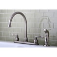 thumbnail image 2 of Kingston Brass KB8798NFLSP NuWave French Centerset Kitchen Faucet, Brushed Nickel, 2 of 3