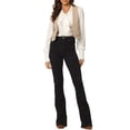 thumbnail image 2 of CHALECO SIN MANGAS DE DENIM PARA MUJER INSPIRADO CHIC, CON BOTONES, ESCOTE REDONDO, CORTO, TALLA L, COLOR CAQUI, 2 of 6