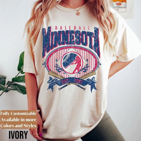 Vintage Minnesota Baseball Unisex T-Shirt, Minnesota Baseball shirt Fan Gift
