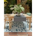 thumbnail image 3 of Unique Loom Outdoor Coastal Collection Area Rug - Shoal (7' 10" Square Blue/Navy Blue), 3 of 11
