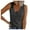 Gray, variant on Women's V-Neck Sleeveless Button Down Undershirt Casual Comfort Stretch Soft Breathable T-Shirt