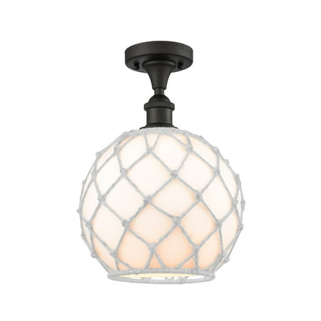

Innovations Lighting 516 Large Farmhouse Rope Large Farmhouse Rope 10 Wide Semi-Flush