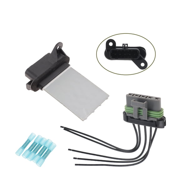 HVAC Blower Motor Resistor with Wiring Harness for Chevrolet Sonic Trax Spark