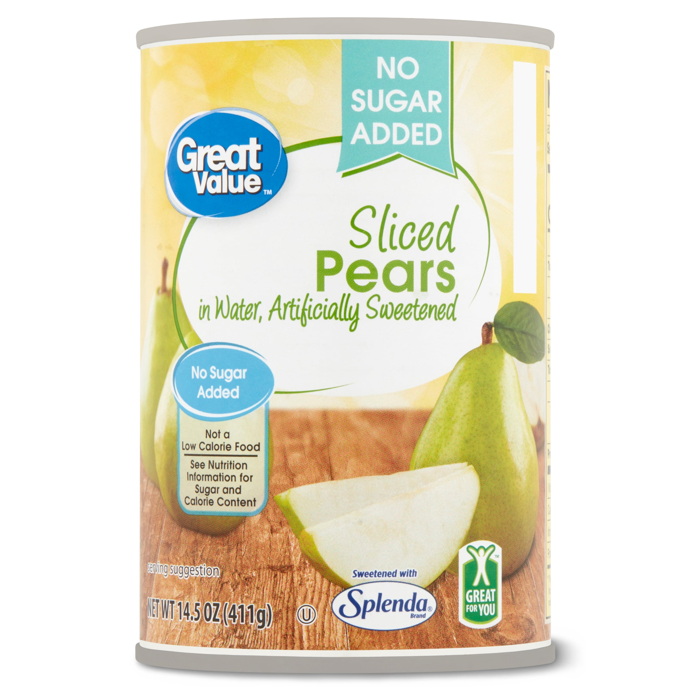 Buy Great Value No Sugar Added Canned Sliced Pears, 14.5 oz Online at Lowest Price in Ubuy Nepal