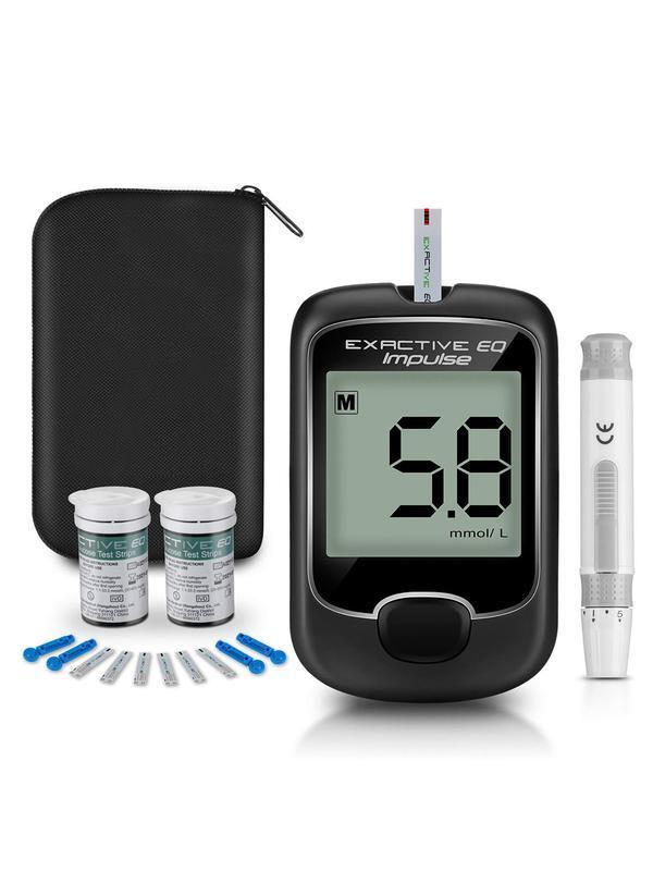 Diabetes Testing Kit Blood Glucose Meter with Test Strips and Lancets, Sugar Machine for