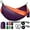Purple Orange, variant on NeoMart Camping Hammock Lightweight, Portable Hammocks Parachute Hammock with Two Tree Straps,Single or Double Travel Swing Nylon Camp Hammocks, Outdoor Essentials for Beach Backpacking Hiking