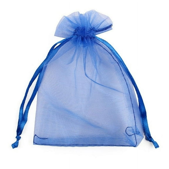 Woahu 100 Pack Beautiful Colorful Organza Gift and Favour Bags 9Cm X 12Cm 100X Bag