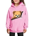 thumbnail image 1 of Sudaderas con capucha para niños y niñas, sudaderas casuales de manga larga, lindas sudaderas de gran tamaño con bolsillo de polar, chaquetas para niñas, 1 of 4