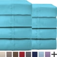 thumbnail image 5 of Bare Home  Double-brushed Microfiber Wholesale Sheet Set Light Blue, 10 Pack Twin XL, 5 of 5