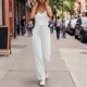 thumbnail image 2 of Pantalones Casuales para Mujeres de Verano sin Mangas Pantalones Largos Sudadera con Cuello en V Y Bolsillo, Sudaderas Casuales para Mujeres de Verano para Diario Y Fiesta, 2 of 7