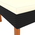 thumbnail image 5 of vidaXL Corner Sofas 2 pcs Poly Rattan and Solid Eucalyptus Wood, 5 of 5