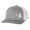 Heather Grey/White, variant on Disk Golf Basket Goal Golfer Mens Embroidered Mesh Back Trucker Hat, Black/Black