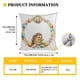 thumbnail image 3 of Uuiauoio Easter Bunny Rabbit Pillow Case Colorful Bunny Throw Pillow Cover Spring Holiday Decorative Throw Pillow Easter Pillowcase Square Cushion Cover for Couch, 3 of 6