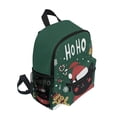 thumbnail image 2 of FORMRS Kids School Backpack with Front Zippered Pocket 12" Student Travel Daypack, Christmas Cat, 2 of 6