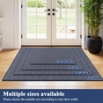 thumbnail image 3 of MeyJey Indoor Doormat 24"x36", Nonslip Entrance Door Mats, Dirt Trapper Washable Welcome Mat for Front Back Door and Entryway, Blue, 3 of 10