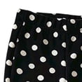 thumbnail image 4 of mgoYE Girl's Polka Dots Loose Fit Wide Leg Pants with Pocket(White,5-6 Years), 4 of 6