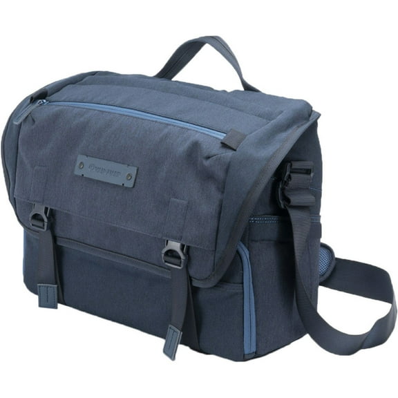 Vanguard VEO RANGE 38M Large Messenger Camera Bag, Fits Mirrorless/CSC/Hybrid Cameras, Navy Blue