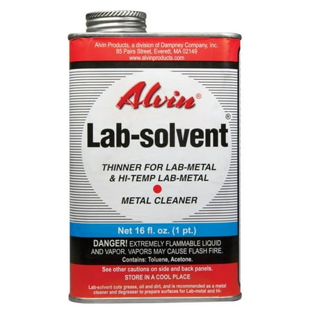 Bessey Alvin Lab-Solvent 16 Us Fluid Ounces Use To Thin Lab-Metal Hi-Temp Lab-Metal And Clean Tools Used In Application Of Product