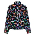 thumbnail image 5 of Jackets for Women Winter Coat Jackets Flannel Stand Collar Jacket(Candyland Experiment,Size:S-4XL), 5 of 7