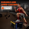thumbnail image 5 of BalanceFrom 3-in-1 Foam Plyometric Jump Box, Lightweight Workout Platform for Home or Gym, 5 of 7