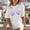Ash Grey, variant on Seashell Shirt, Mermaid T-Shirt, Fisherman Aesthetic Shell Bikini Tee, Oceancore Beach Shirt, Summer Beachy Graphic Top, White M