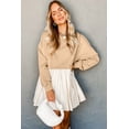 thumbnail image 4 of a.Jesdani Timeless Khaki Poplin Skirt Dress - Chic Mini Fit, 4 of 8