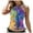Purple, variant on yueewhu Womens' High Neck Tankini Top Only Bathing Suit Modest Swimsuit Swim Top (Purple, M)