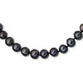 thumbnail image 1 of Sterling Silver Rhod-plated 9-10mm Black FWC Pearl Necklace 18 Inch, 1 of 2